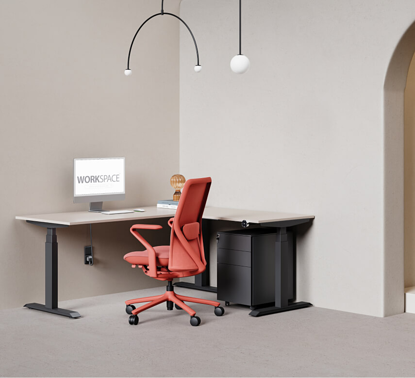 Workspace Height Adjustable Desk Dubai